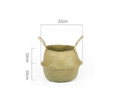 Panier en Osier Naturel — L’Accessoire Déco Qui Range Tout en Un Clin d’Œil !